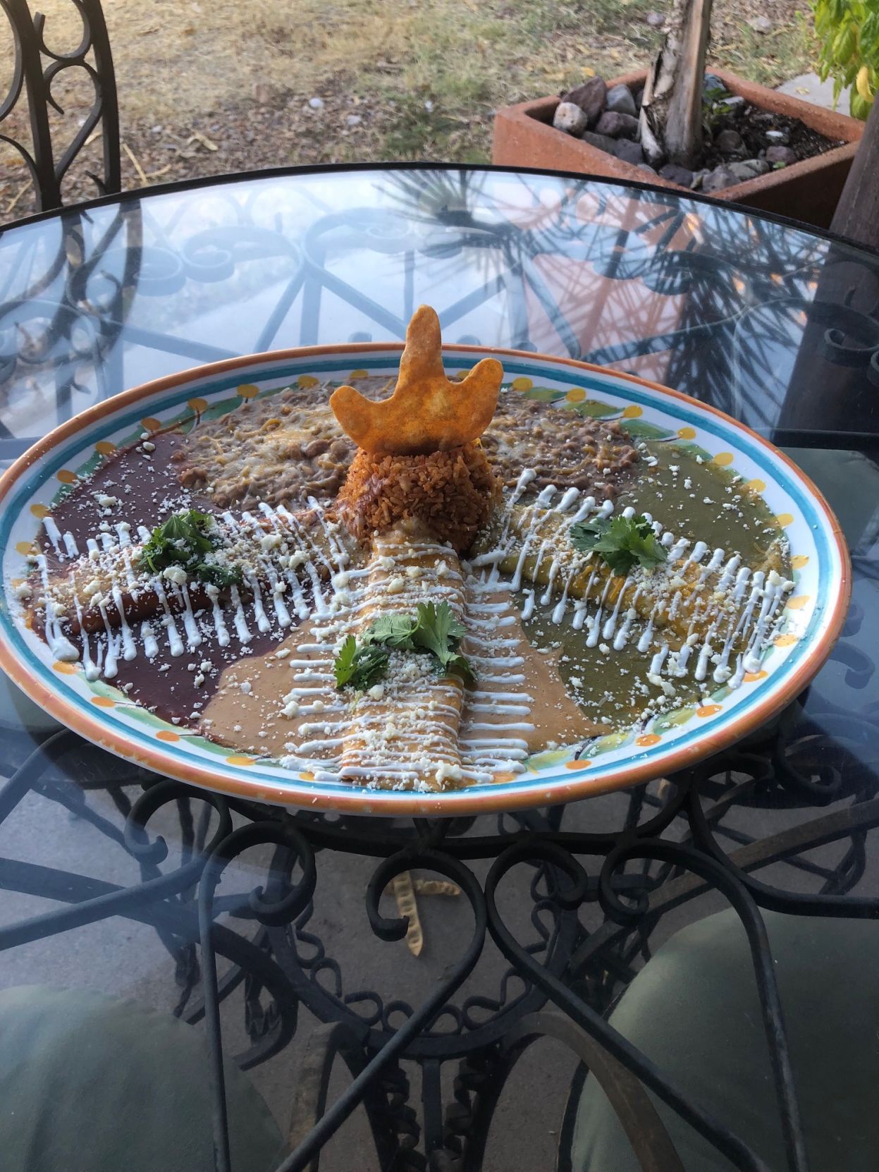Enchiladas banderas